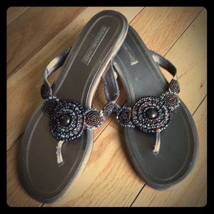 Bandolino jeweled sandals